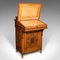 Antique English Gentlemans Davenport in Walnut, 1880s, Image 2