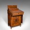 Antique English Gentlemans Davenport in Walnut, 1880s, Image 1