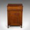 Antique English Gentlemans Davenport in Walnut, 1880s, Image 6