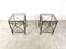 Brutalist Wrought Iron Side Tables, 1970s, Set of 2 6