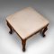 Tabouret de Coiffage Antique en Noyer, Angleterre, 1840s 6