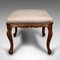 Antique English Dressing Stool in Walnut, 1840s 3