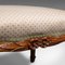 Antique English Dressing Stool in Walnut, 1840s, Image 8