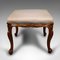 Antique English Dressing Stool in Walnut, 1840s, Image 4