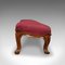 Antique English Victorian Carriage Stool in Walnut, 1840s 3