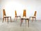 Vintage Dining Chairs by Van den Berghe Pauvers, 1970s, Set of 4 2