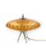 Lámpara de mesa Ufo con platillo volante de cristal de Murano naranja, Murano, Italia, años 70, Imagen 3