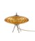 Lámpara de mesa Ufo con platillo volante de cristal de Murano naranja, Murano, Italia, años 70, Imagen 18