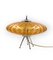 Lámpara de mesa Ufo con platillo volante de cristal de Murano naranja, Murano, Italia, años 70, Imagen 17