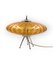 Murano Orange Glass Flying Saucer Ufo Table Lamp, Murano, Italy, 1970s 17