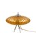 Lámpara de mesa Ufo con platillo volante de cristal de Murano naranja, Murano, Italia, años 70, Imagen 23