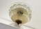 Lampada da soffitto Art Déco in vetro inciso, anni '20, Immagine 4