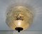Lampada da soffitto Art Déco in vetro inciso, anni '20, Immagine 12
