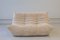 Mobilier de Salon Togo Curduroy Beige par Michel Ducaroy pour Ligne Roset, Set de 5 11