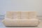 Mobilier de Salon Togo Curduroy Beige par Michel Ducaroy pour Ligne Roset, Set de 5 6