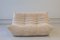 Beige Corduroy Togo Living Room Set by Michel Ducaroy for Ligne Roset, Set of 5 8