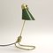 Lampada da tavolo Mid-Century regolabile in ottone di Jumo, Francia, anni '50, Immagine 2