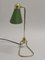 Lampada da tavolo Mid-Century regolabile in ottone di Jumo, Francia, anni '50, Immagine 4