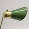 Lampe de Bureau Ajustable Mid-Century en Laiton de Jumo, France, 1950s 15