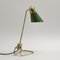 Lampada da tavolo Mid-Century regolabile in ottone di Jumo, Francia, anni '50, Immagine 7