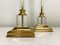 Mid-Century Brass and Acrylic Column Table Lamps, 1970, Set of 2 7