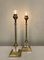 Mid-Century Brass and Acrylic Column Table Lamps, 1970, Set of 2, Image 6