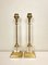 Mid-Century Brass and Acrylic Column Table Lamps, 1970, Set of 2, Image 2