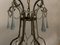 Lámpara de araña de cristal de Murano con cuentas, años 60, Imagen 13