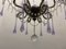 Crystal Beaded Murano Glass Chandelier, 1960s 7