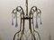 Lámpara de araña de cristal de Murano con cuentas, años 60, Imagen 10