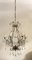 Lámpara de araña de cristal de Murano con cuentas, años 60, Imagen 3