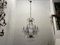 Lámpara de araña de cristal de Murano con cuentas, años 60, Imagen 5