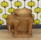Elephant Basket Beistelltisch aus Mesh & Rattan, 1970er 1