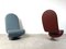 1-2-3 High Back Chairs attributed to Verner Panton for Fritz Hansen, 1973, Set of 2, Image 4