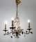 Gold-Plated Metal and Crystal Chandelier from Maison Bagues, 1970s 22