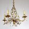 Gold-Plated Metal and Crystal Chandelier from Maison Bagues, 1970s 14