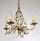 Gold-Plated Metal and Crystal Chandelier from Maison Bagues, 1970s, Image 14