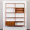 Mid-Century Danish 2-Bay Teak Wall Unit in the style of Poul Cadovius, 1960s 1