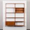 Mid-Century Danish 2-Bay Teak Wall Unit in the style of Poul Cadovius, 1960s, Image 1