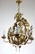 Gold-Plated Metal Flowers Wall Light, 1940s, Image 20