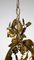 Gold-Plated Metal Flowers Wall Light, 1940s 19
