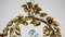 Blumen Wandlampe aus vergoldetem Metall, 1940er 11