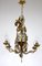 Gold-Plated Metal Flowers Wall Light, 1940s, Image 21