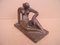 Art Deco Figurenskulptur aus Bronze von Joel & Jan Martel, 1930er 1