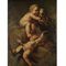 Putti with a Lion, 1800s, Oil on Canvas, Framed, Image 4