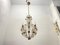 Vintage Crystal Ceramic Rose Chandelier, 1960s, Image 9