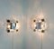 Wall Lamps in Chromed Metal and Glass by Gaetano Sciolari, 1970s, Set of 2 11