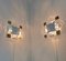 Wall Lamps in Chromed Metal and Glass by Gaetano Sciolari, 1970s, Set of 2, Image 5