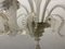 Lámpara de araña de cristal de Murano, años 60, Imagen 7