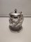Baccarat Crystal Cookie Pot and Silver Metal, 1890s 4
